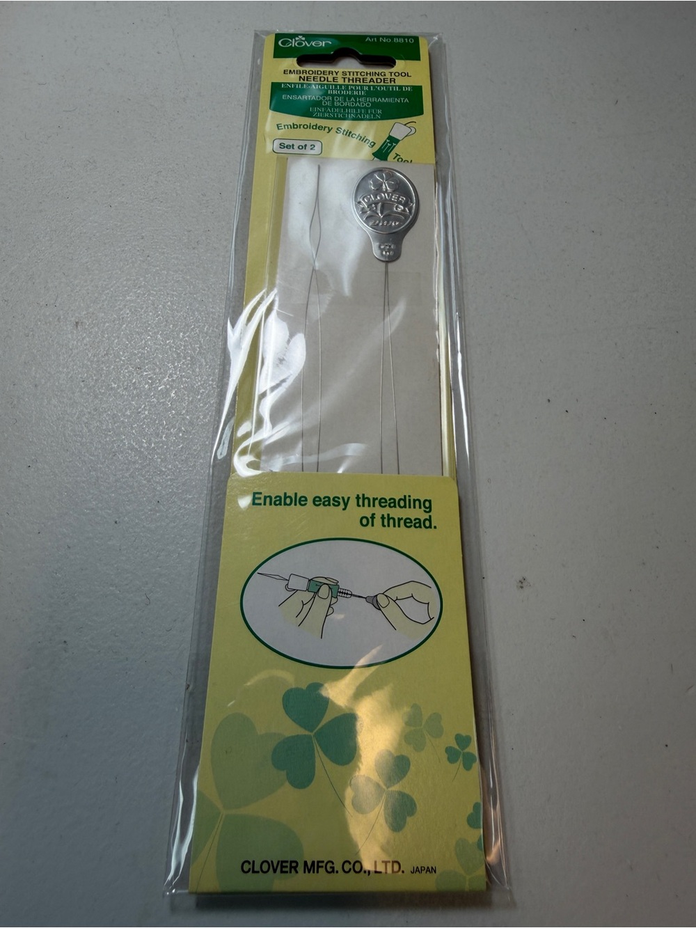 Clover Needle Threader / Embroidery Tool